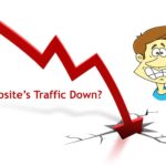 blog traffic down