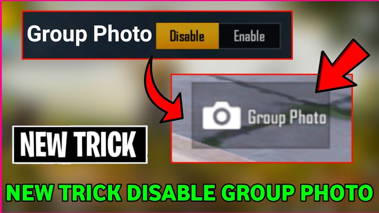 How to Disable the Group Photo Option in PUBG