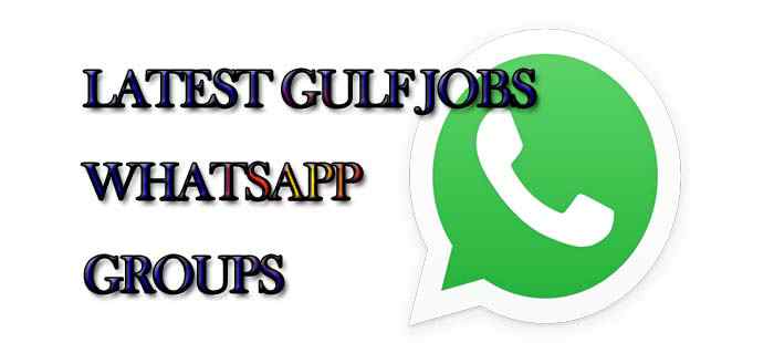 Gulf Jobs WhatsApp Group Link List