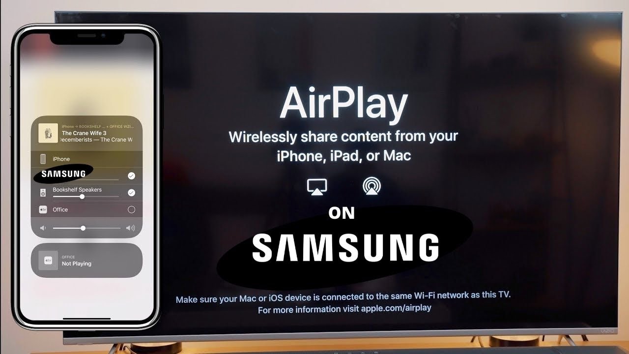 How to Mirror iPhone to Samsung TV using AirPlay
