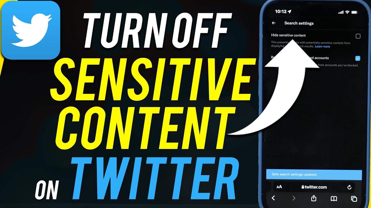 How to see sensitive content on Twitter