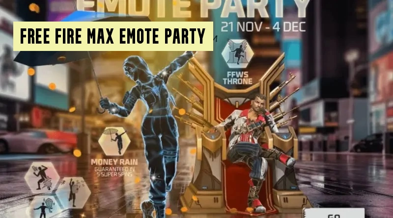 Free Fire MAX Ghost Criminal Emote Party
