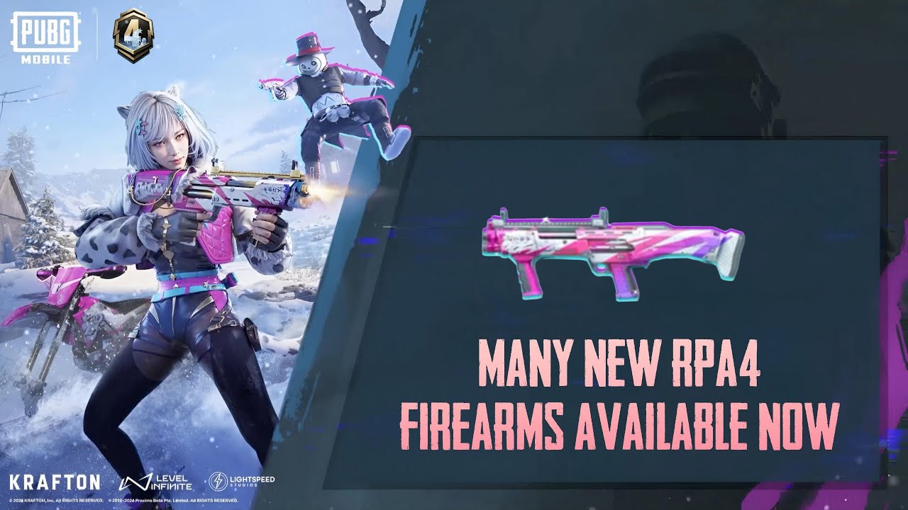 New RP A4 Firearms in PUBG