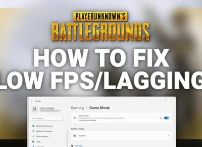Fix Low FPS in PUBG Mobile/BGMI