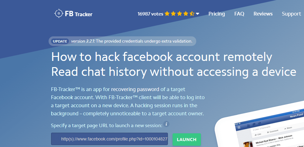 w to hack facebook account