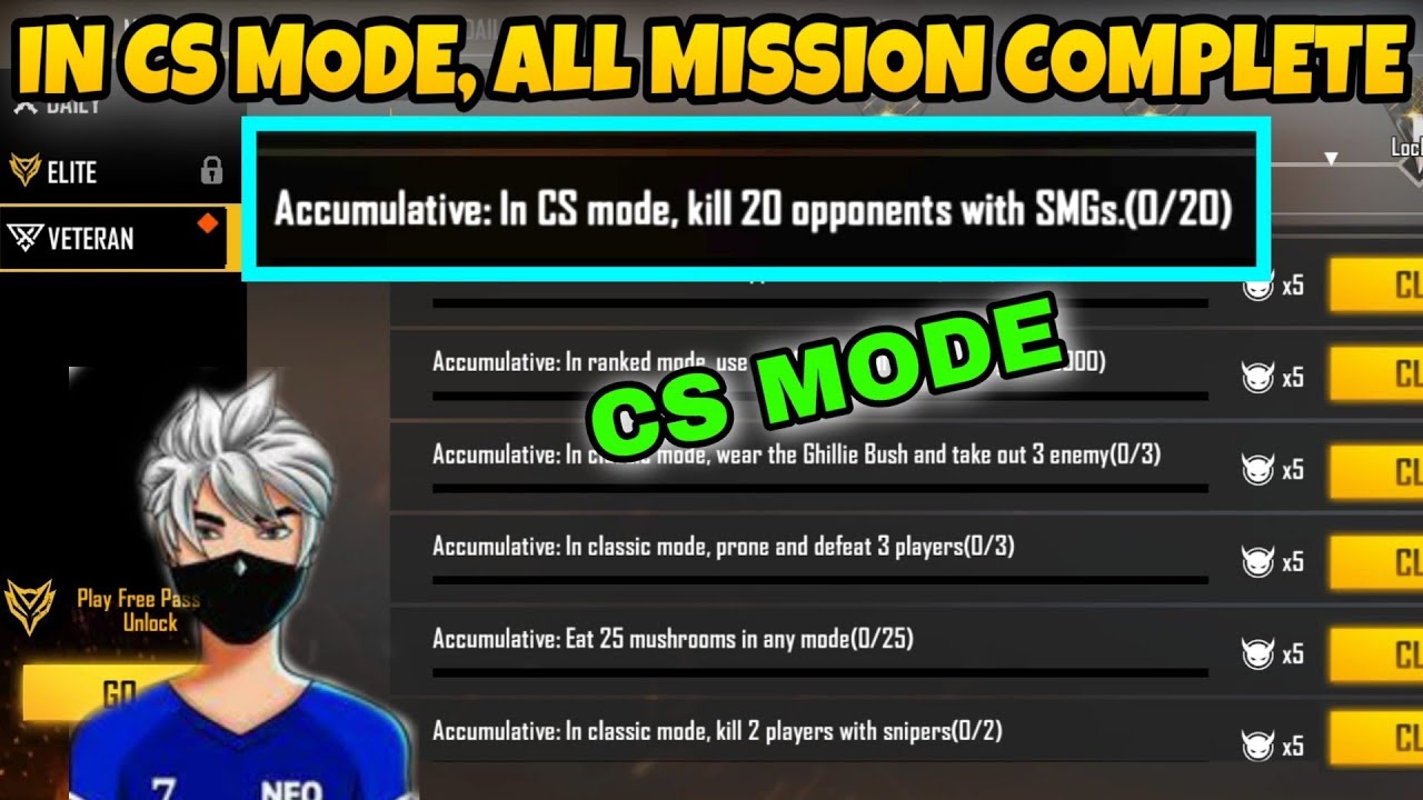 What is CS Mode in Free Fire and its Features?