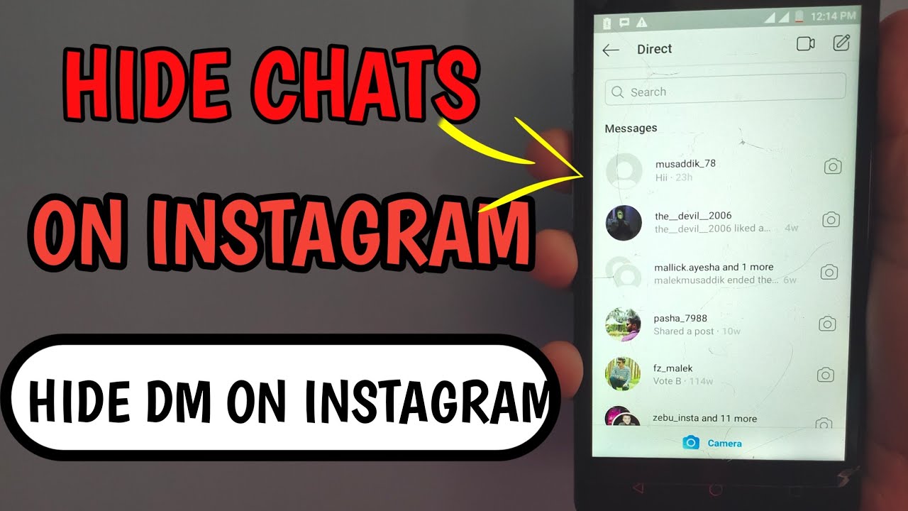How to Hide Messages on Instagram