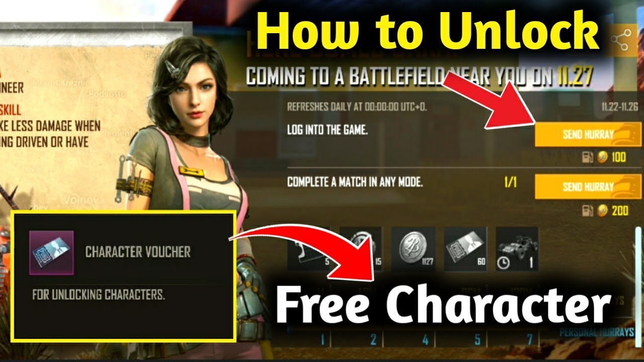 How to Unlock Characters in PUBG for Free