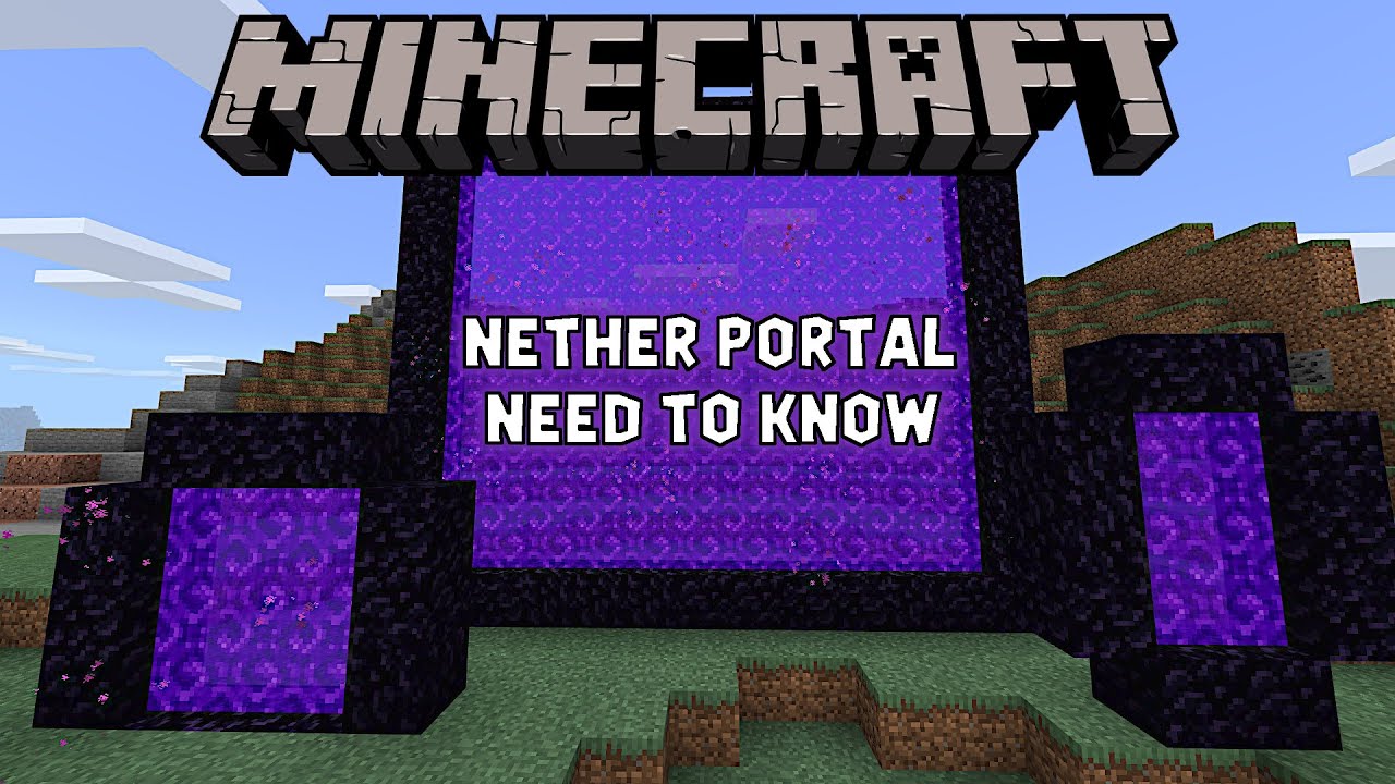 how to make minecraft portals