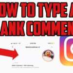 How to Comment Blank on Instagram/Facebook