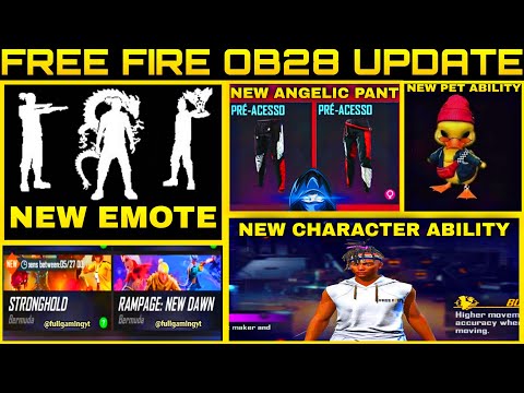 Emotes in Free Fire OB28 Version