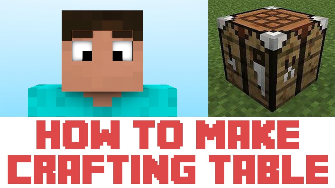 How to Make a Crafting Table in Minecraft