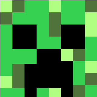 How to Build a Minecraft Creeper Head