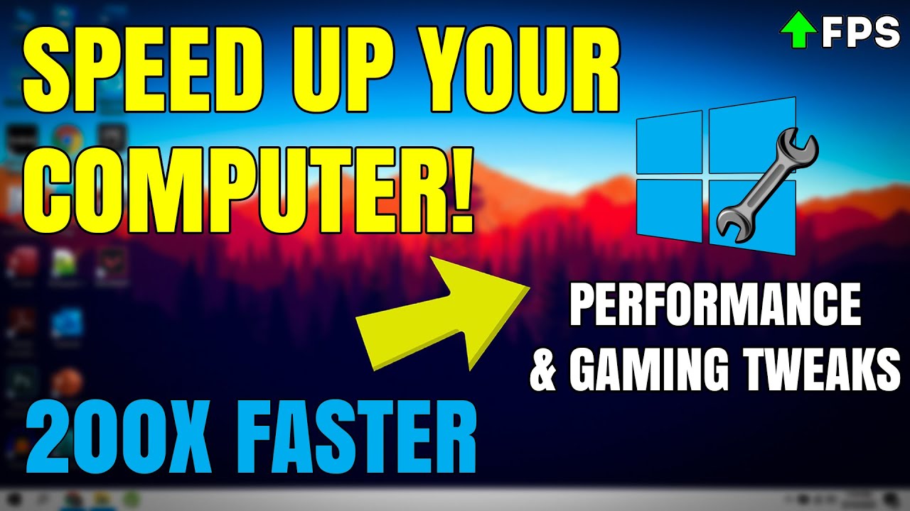 How to make your PC or Laptop faster for Gaming