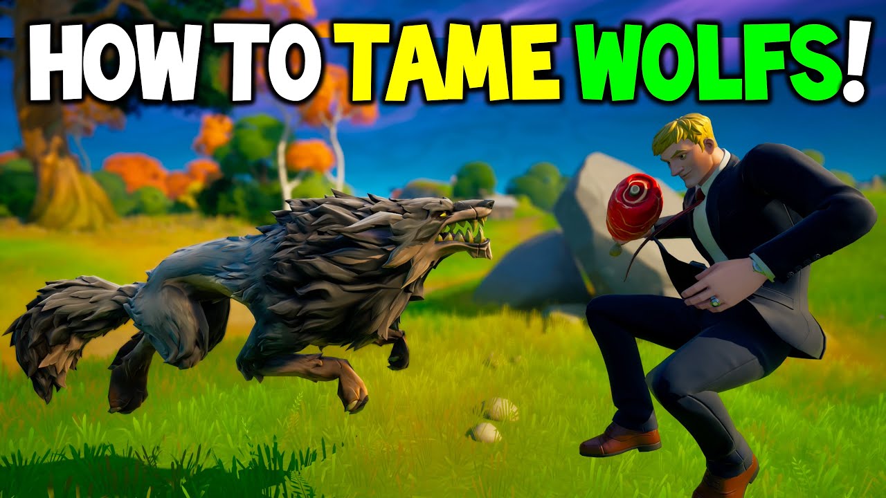 How to Find and Tame Wolves in Fortnite