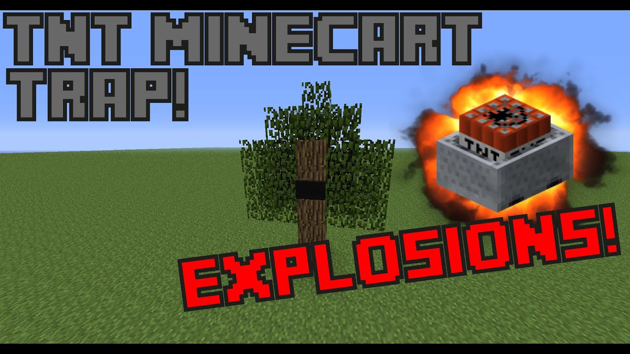 How to make a TNT Minecart Trap in Minecraft