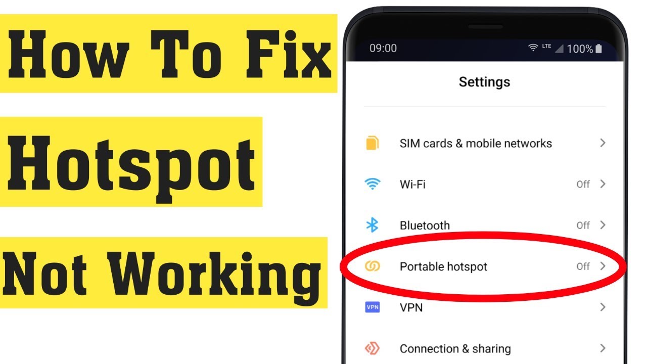 Hotspot not connecting Android