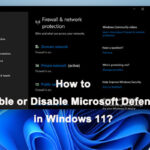 Microsoft Defender in Windows 11