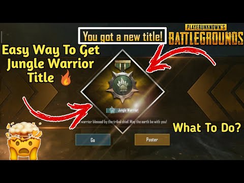How Do You Get the Jungle Warrior Title in PUBG Mobile?