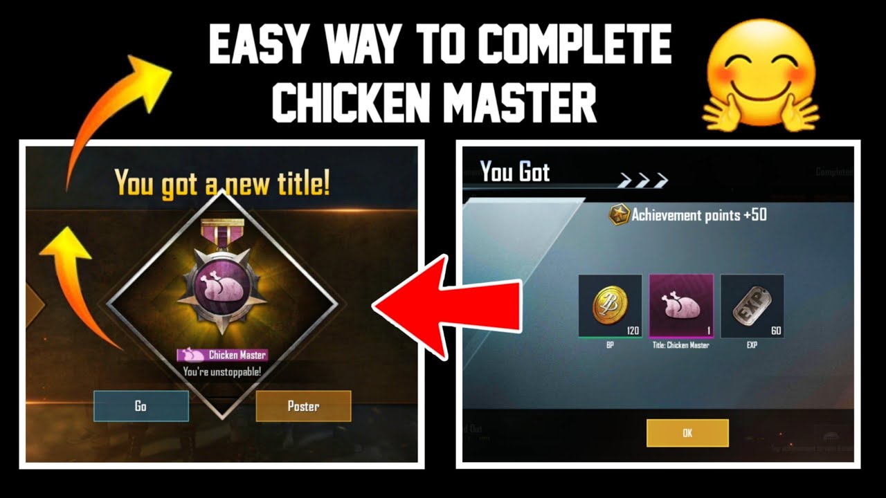 How To Get Chicken Master Title In PUBG Mobile