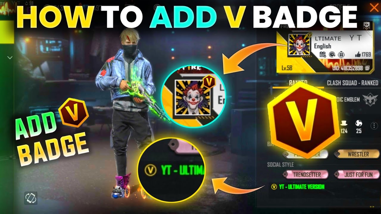 How to Get V Badge in Free Fire?