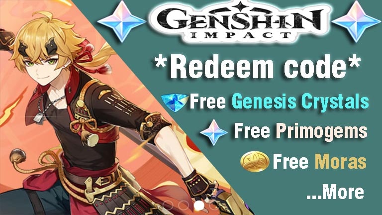 Genshin Impact 2.6 redeem codes