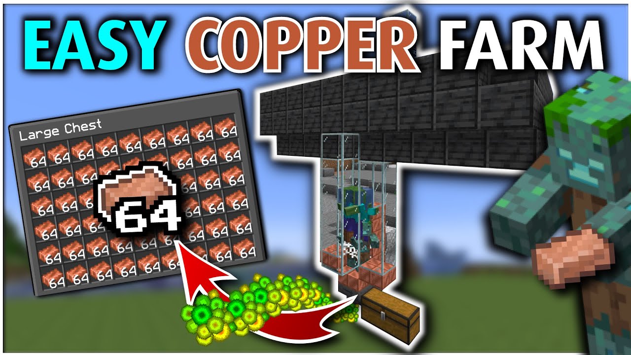 How to make a copper farm in Minecraft