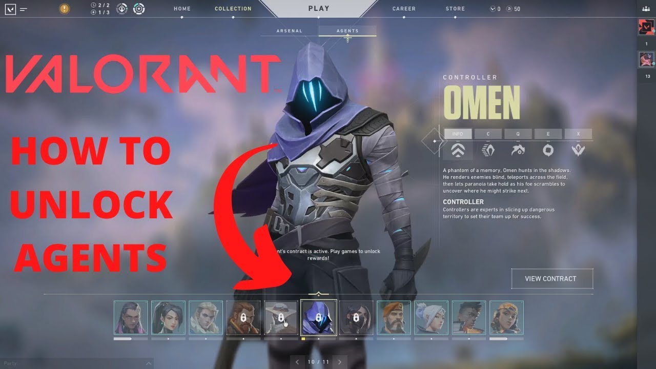 How to Unlock all of the Agents in Valorant
