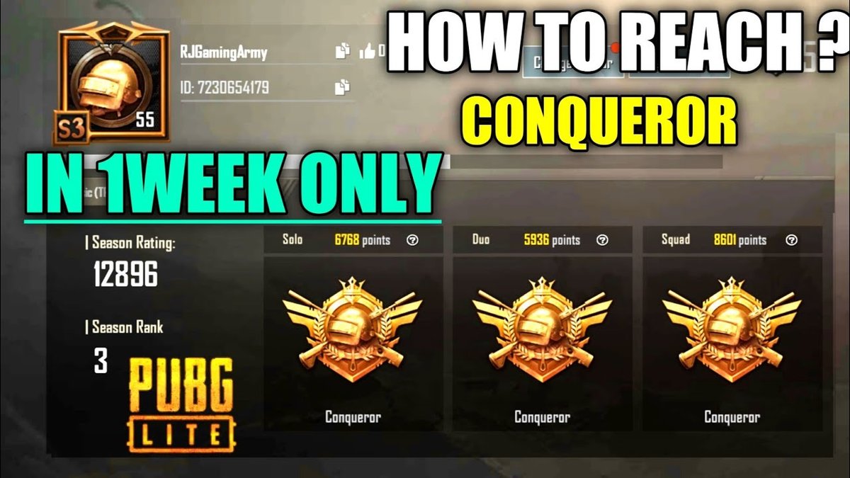 How to get conqueror in PUBG hack?