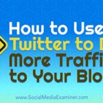 15 Smart Ways To Use Twitter To Get More Traffic From Your Guest Post.