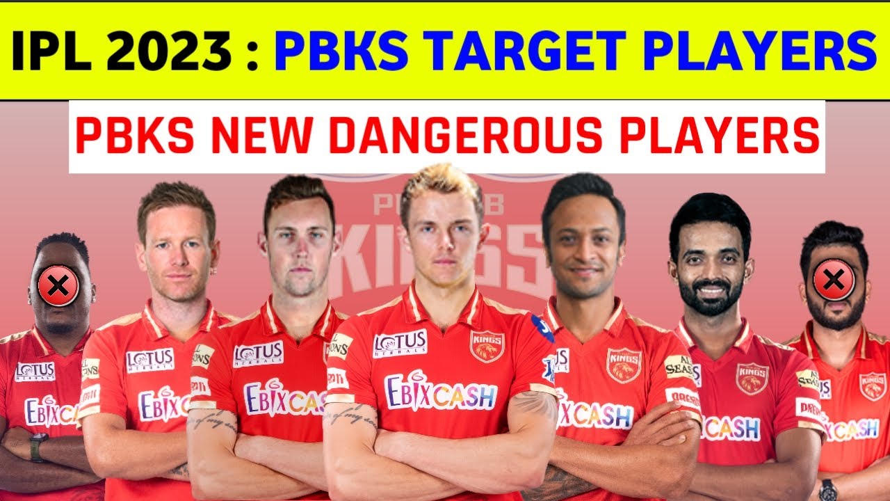 PBKS Team List IPL 2023
