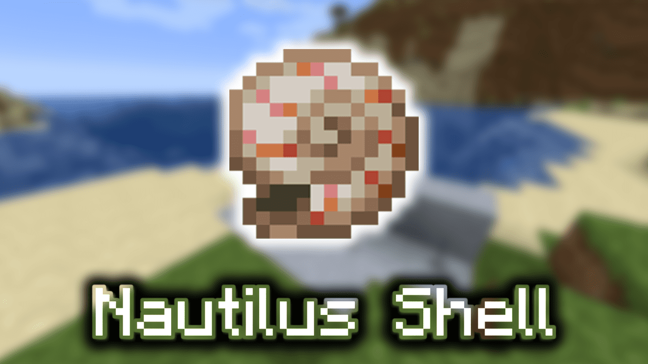 How to use Minecraft’s nautilus shells