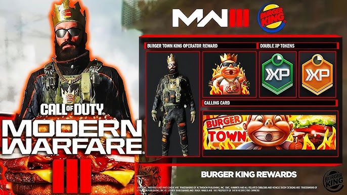 Get Burger King Operator Skin in Modern Warfare 3
