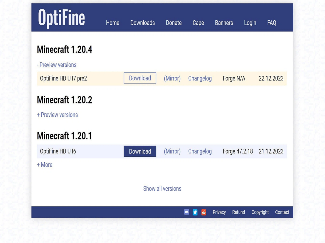 Minecraft 1.20.4 OptiFine Download Guide