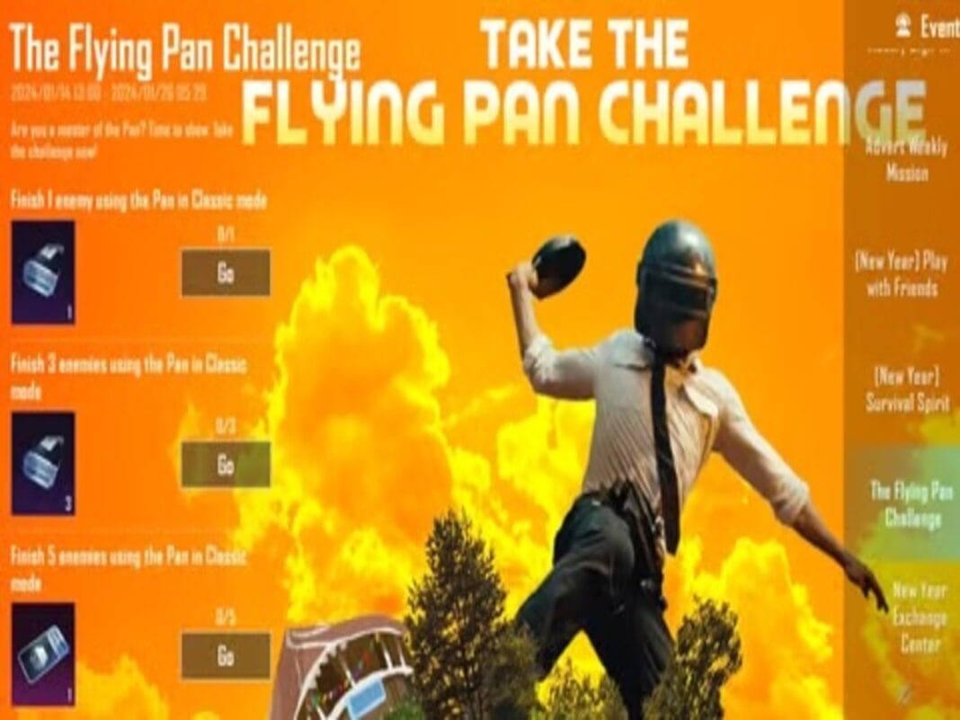 Unlock Yeti Pan Skin: BGMI Flying Pan Challenge Event Explained