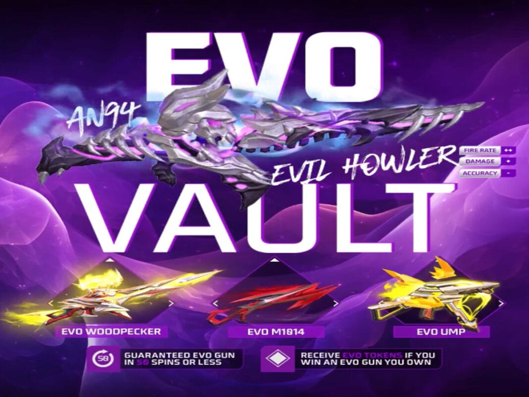 Free Fire New Evo Vault Event