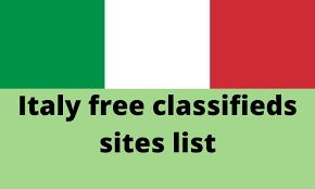 list of classified submission sites in italy