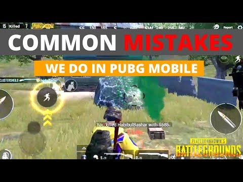 common mistakes to avoid in pubg