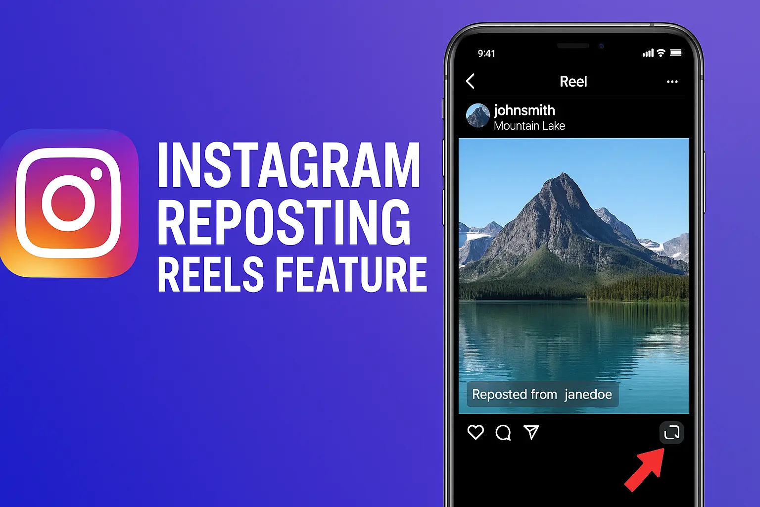 Instagram Reposting Reels Feature User Interface
