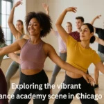 List of Dance Academy in Chicago Dancers in a lively Chicago dance studio class