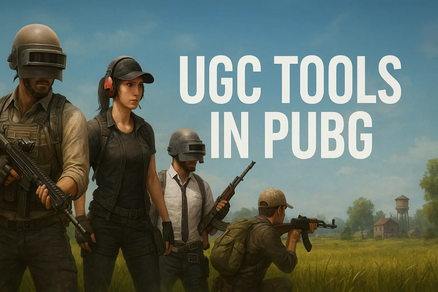 PUBG UGC tools – custom map and mode creation preview.