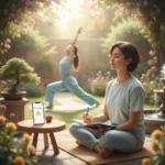 Young person journaling morning routine as part of the Brahmacharya Boom #Sanyam trend on social media