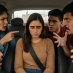 Law student being assaulted inside car at Lucknow campus.