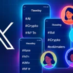 “X (formerly Twitter) logo and user interface as of 2025”