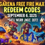 Garena Free Fire Max redeem codes for September 6, 2025