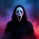 8K Cinematic Ghostface Halloween Portrait created with Qwen AI