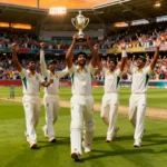 Asia Cup Drama: Team India Rejects PCB Chief’s Award, Trolls Pakistan with Imaginary Trophy Team India celebrating with imaginary trophy after refusing Asia Cup award from PCB chief Mohsin Naqvi