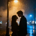 Romantic couple portrait created using Gemini AI cinematic photo prompts