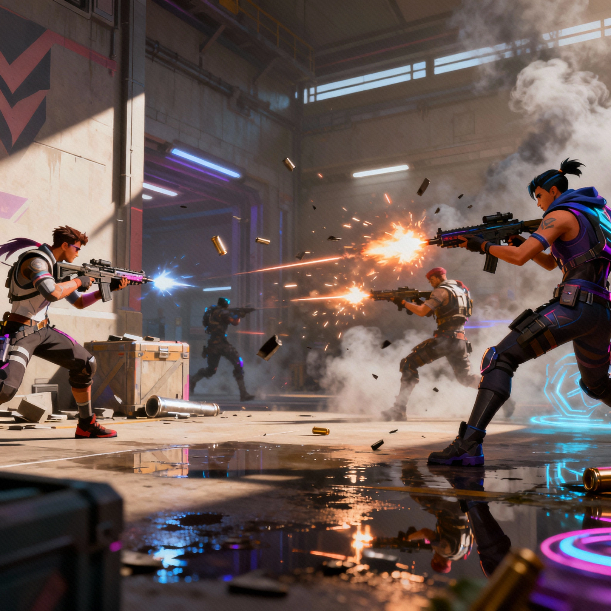 Valorant gameplay showcasing improved lighting and textures with Unreal Engine 5