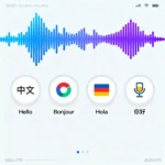 Whisper AI transcribing multilingual speech to text